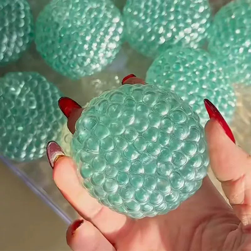 (🔥Kúp 2 a získaj 3 zadarmo🔥)Ručne vyrobené zelené sklenené guľôčky na odbúranie stresu