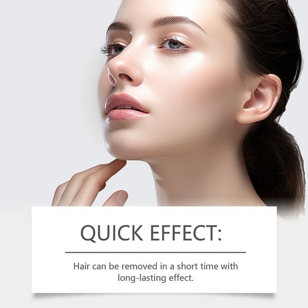 Jemný a bezbolestný krém na odstraňovanie chĺpkov na tvári