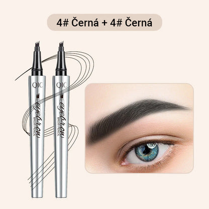 Viacúčelová ceruzka na obočie so 4 hrotmi (2 ks)
