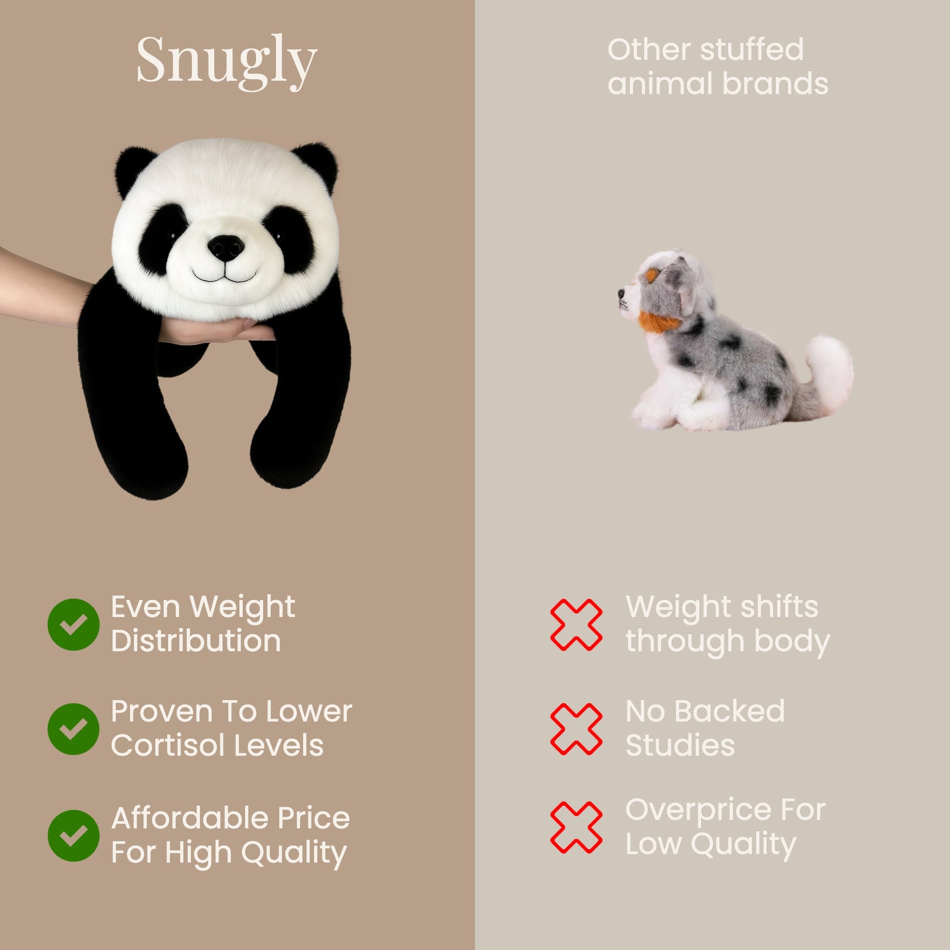 Snugly - Plyšové zvieratká so záťažou