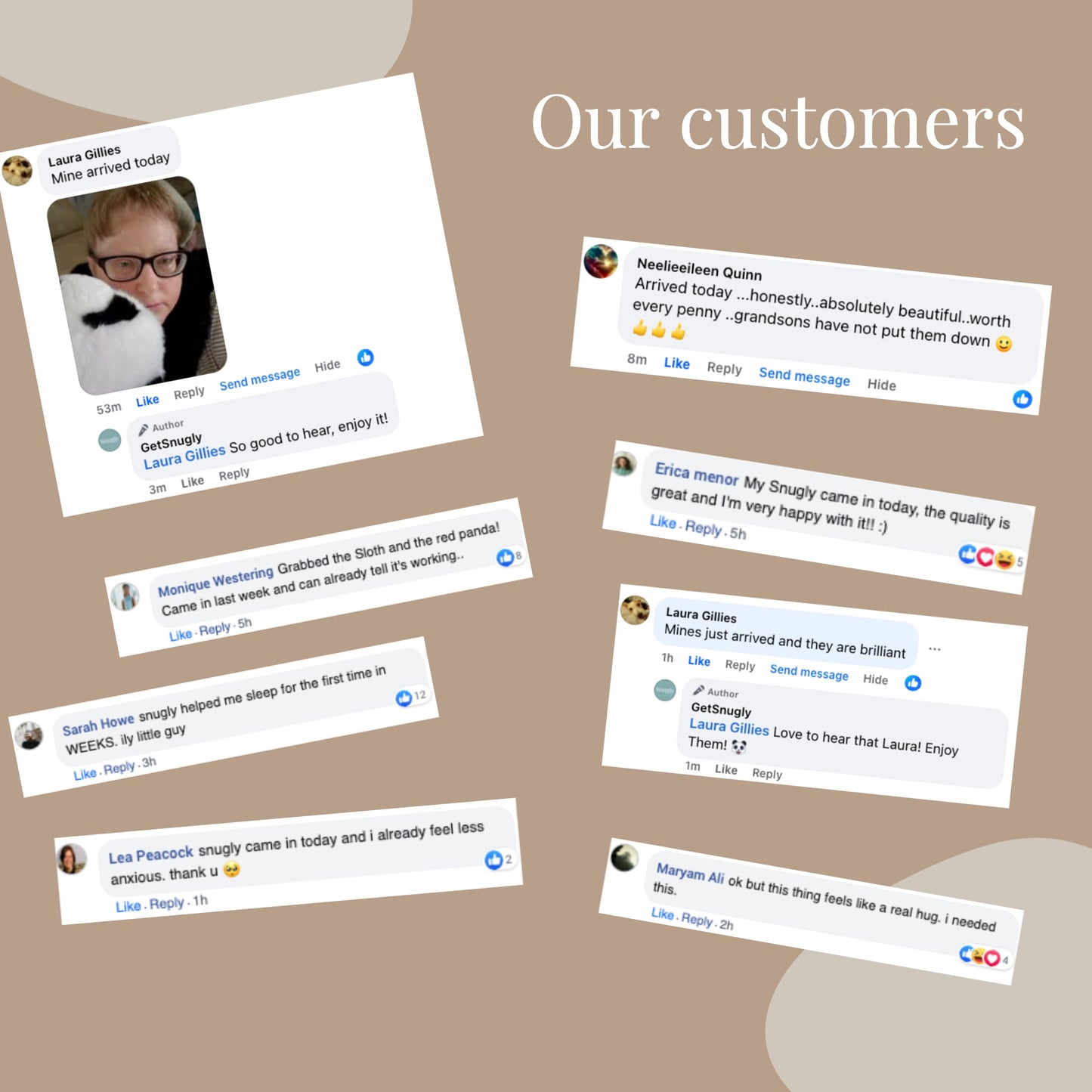 Snugly - Plyšové zvieratká so záťažou