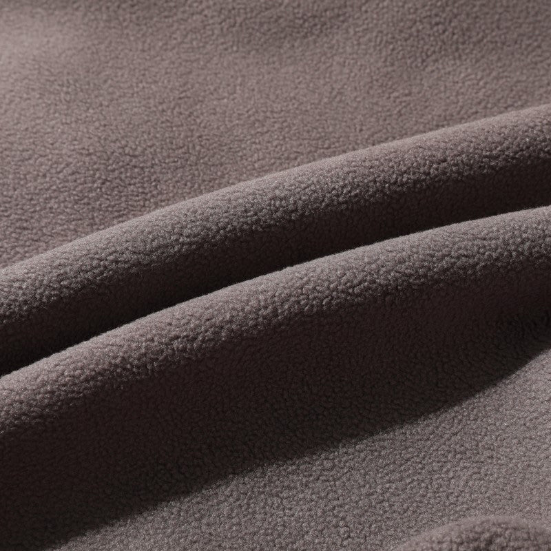 Pánska teplá bunda s kapucňou z umelého flísu s dvojitou stranou