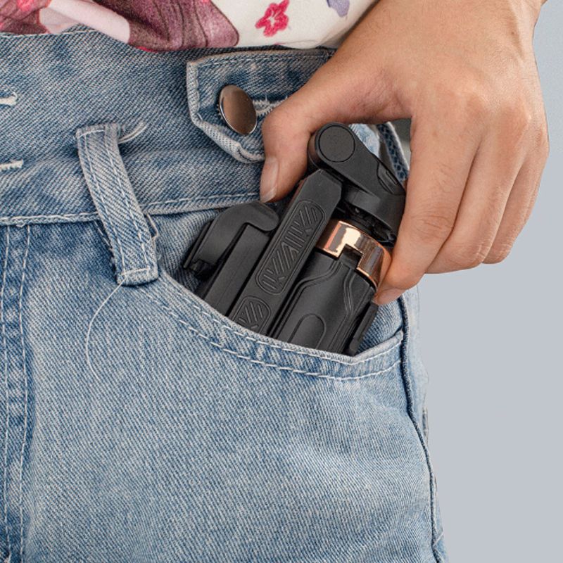 ?⏳Skladacia Bluetooth selfie tyč do vrecka so vstavaným statívom?