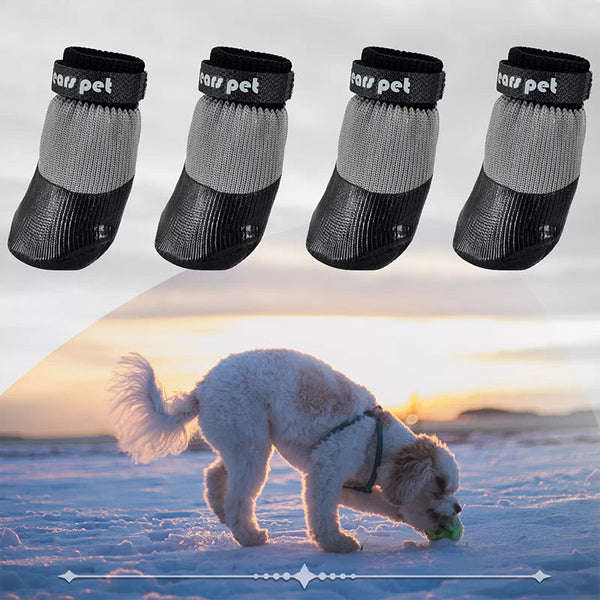 2 páry protišmykových nepremokavých ponožiek pre psov