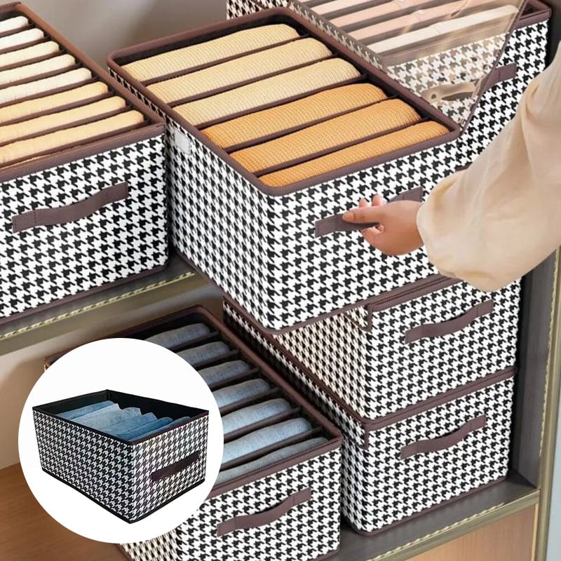 Skladací organizér na džínsy do skrine