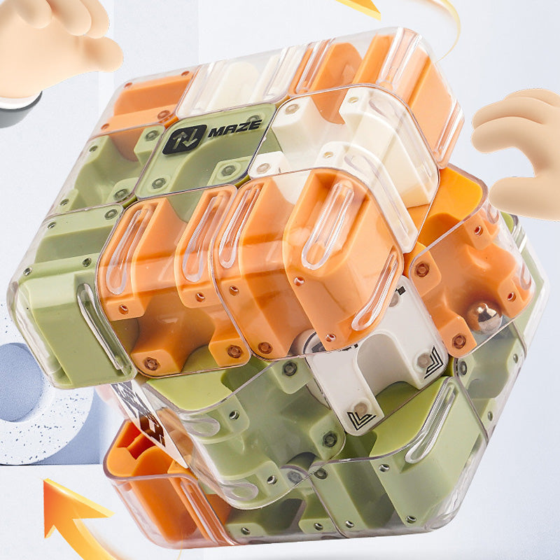 Zábavné 3D bludisko s kockami