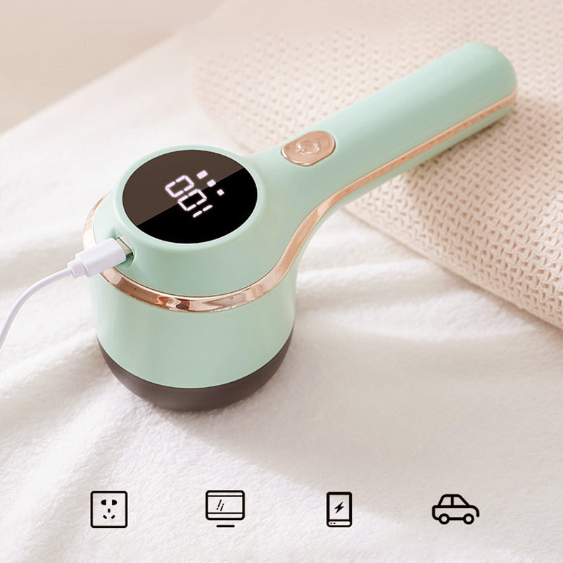 Odstraňovač žmolkov z textílií s digitálnym displejom a 3 rýchlosťami