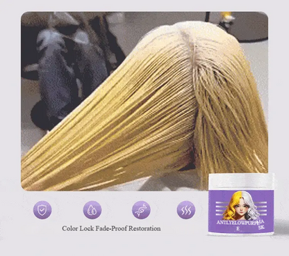 【🔥Horúci predaj🔥】Fialová maska na blond vlasy – opravuje poškodené vlasy, vyživuje a chráni ich, posilňuje proti vypadávaniu, obnovuje lesk a chráni farbu