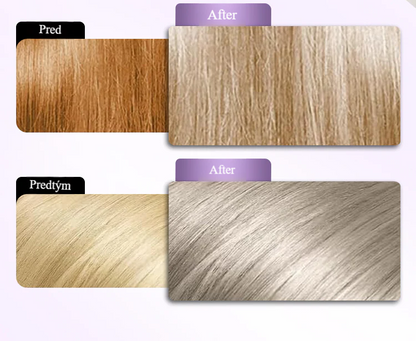 【🔥Horúci predaj🔥】Fialová maska na blond vlasy – opravuje poškodené vlasy, vyživuje a chráni ich, posilňuje proti vypadávaniu, obnovuje lesk a chráni farbu